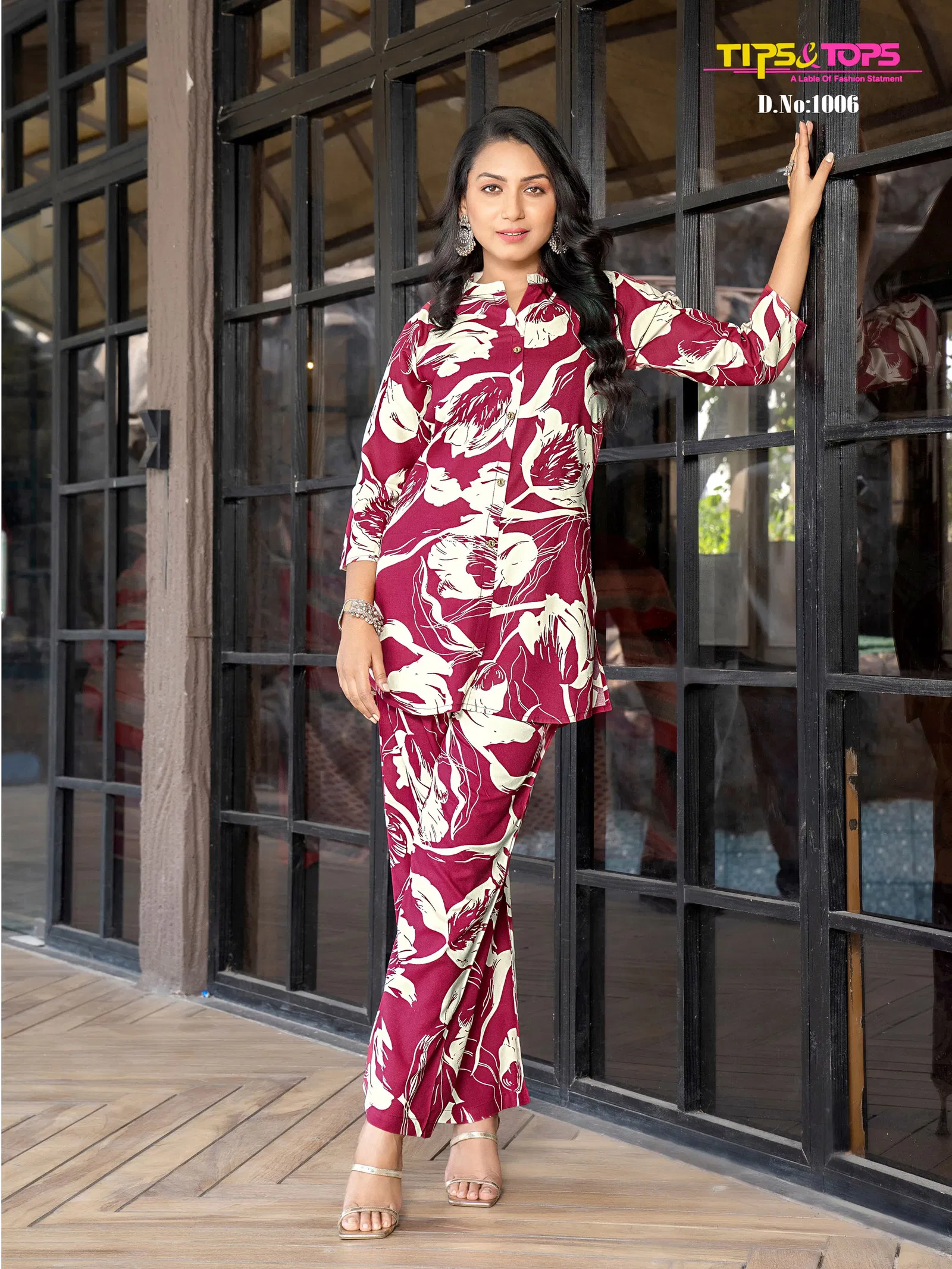 Tips And Tops Fashion Beats Vol 9 Rayon Printed Co Ord Set